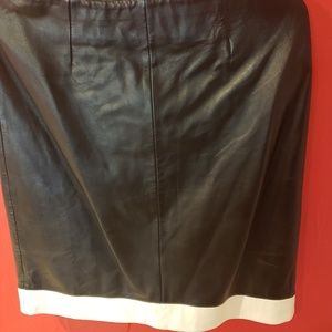 Leather skirt